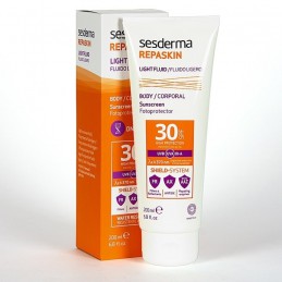 REPASKIN Light Fluid Body Sunscreen SPF30 Apsauginis gelinis kremas nuo saulės, 200 ml